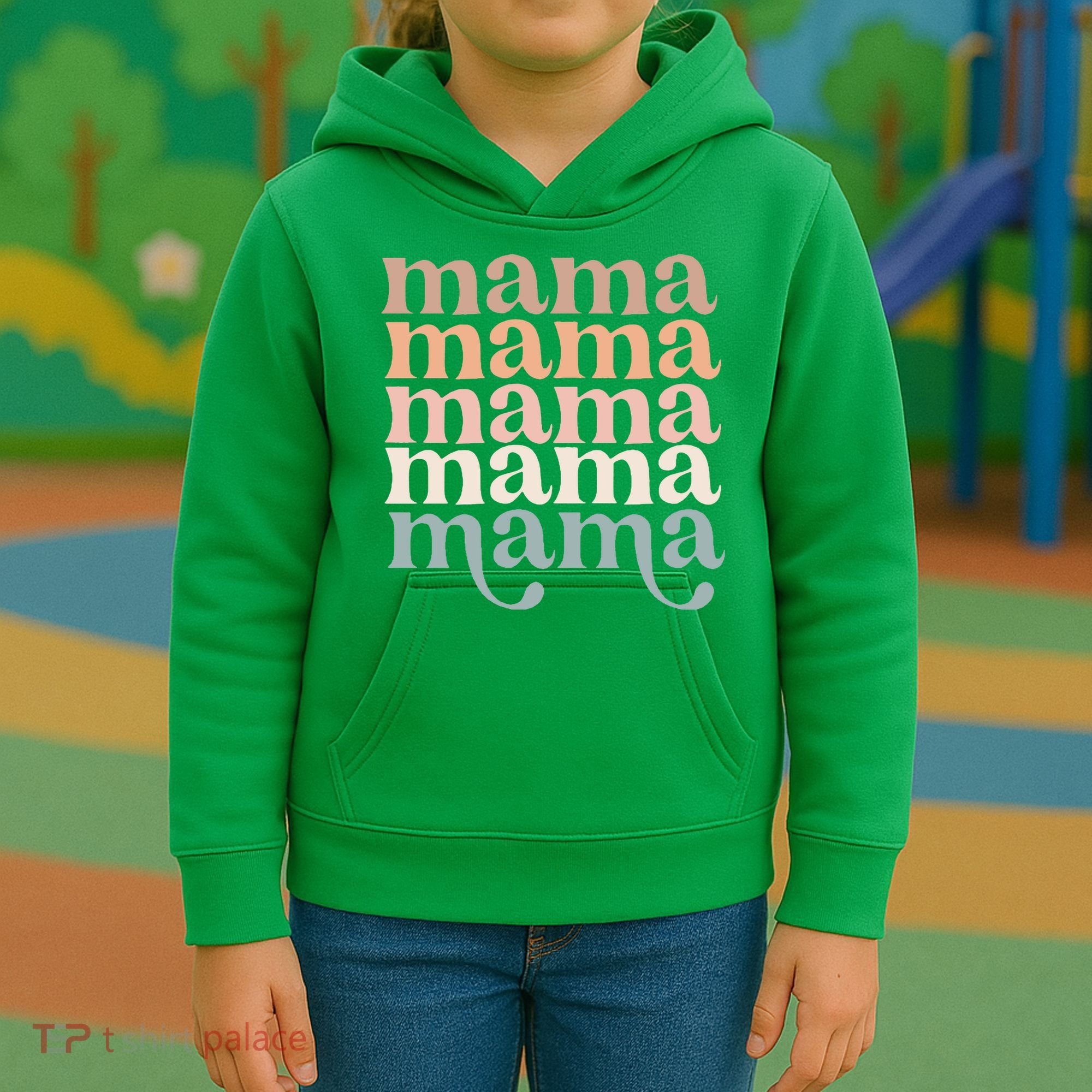 Mama Retro Kids Hoodie