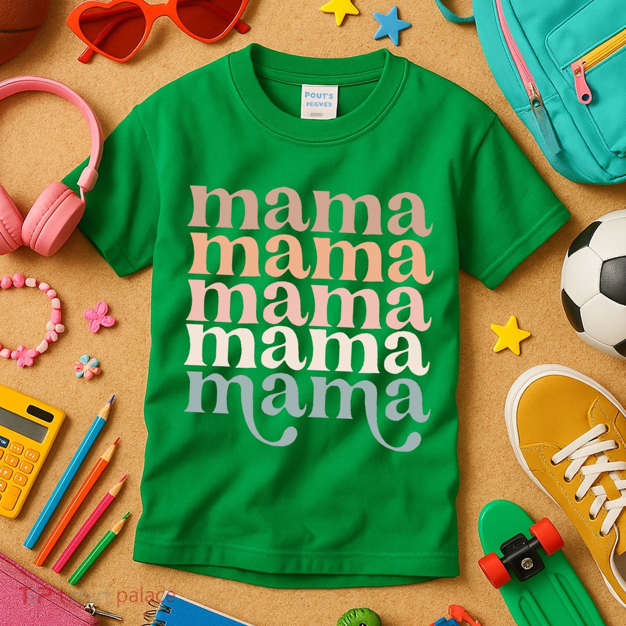 Mama Retro Kids T-Shirt