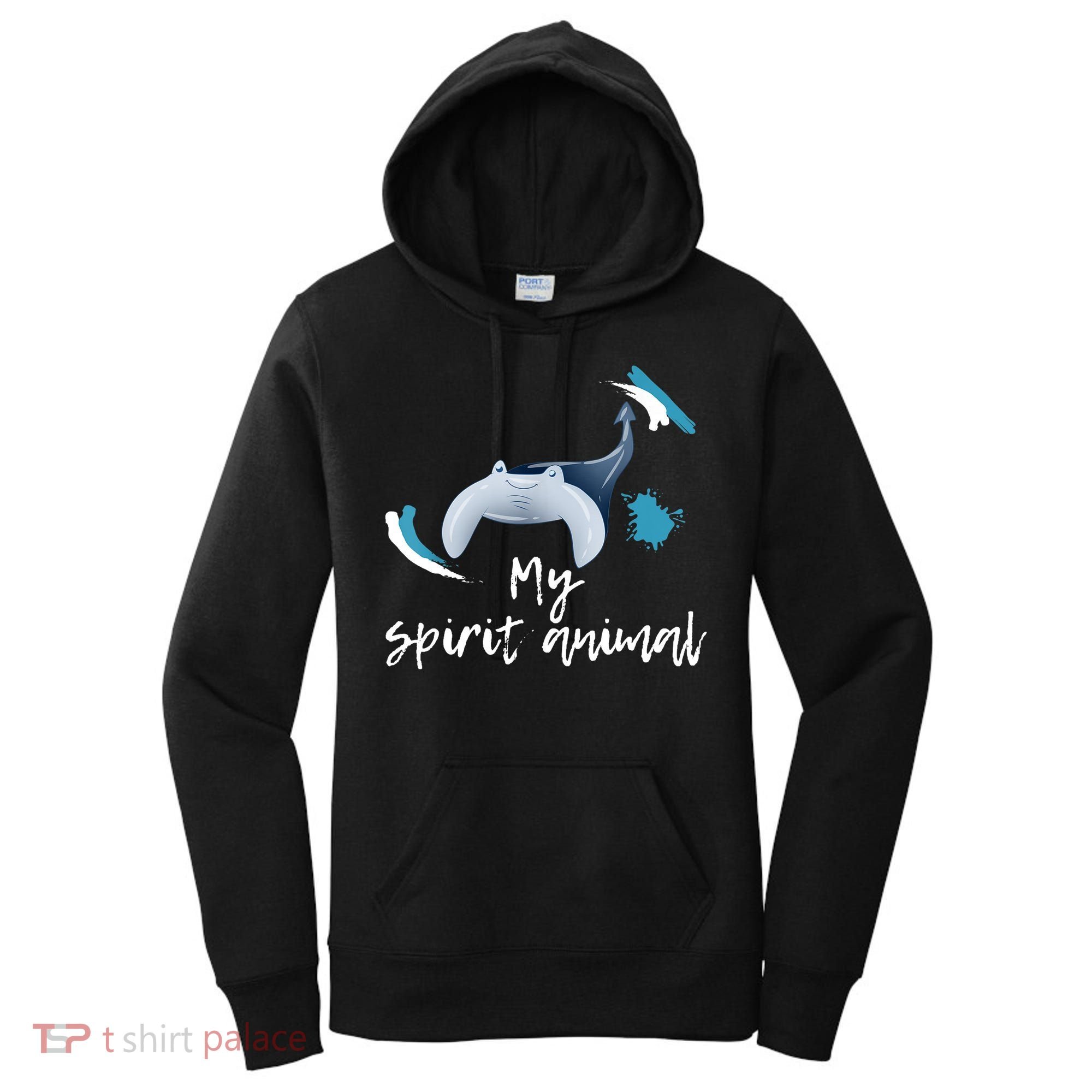 Manta Ray My Spirit Animal Stingray Manta Sea Rays Lovers TShirt Women's Hoodie