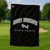 Mount Rushmore National Memorial South Dakota Usa Golf Towel thumb 1