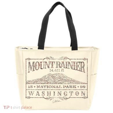 Mount Rainier National Park Tote Bag