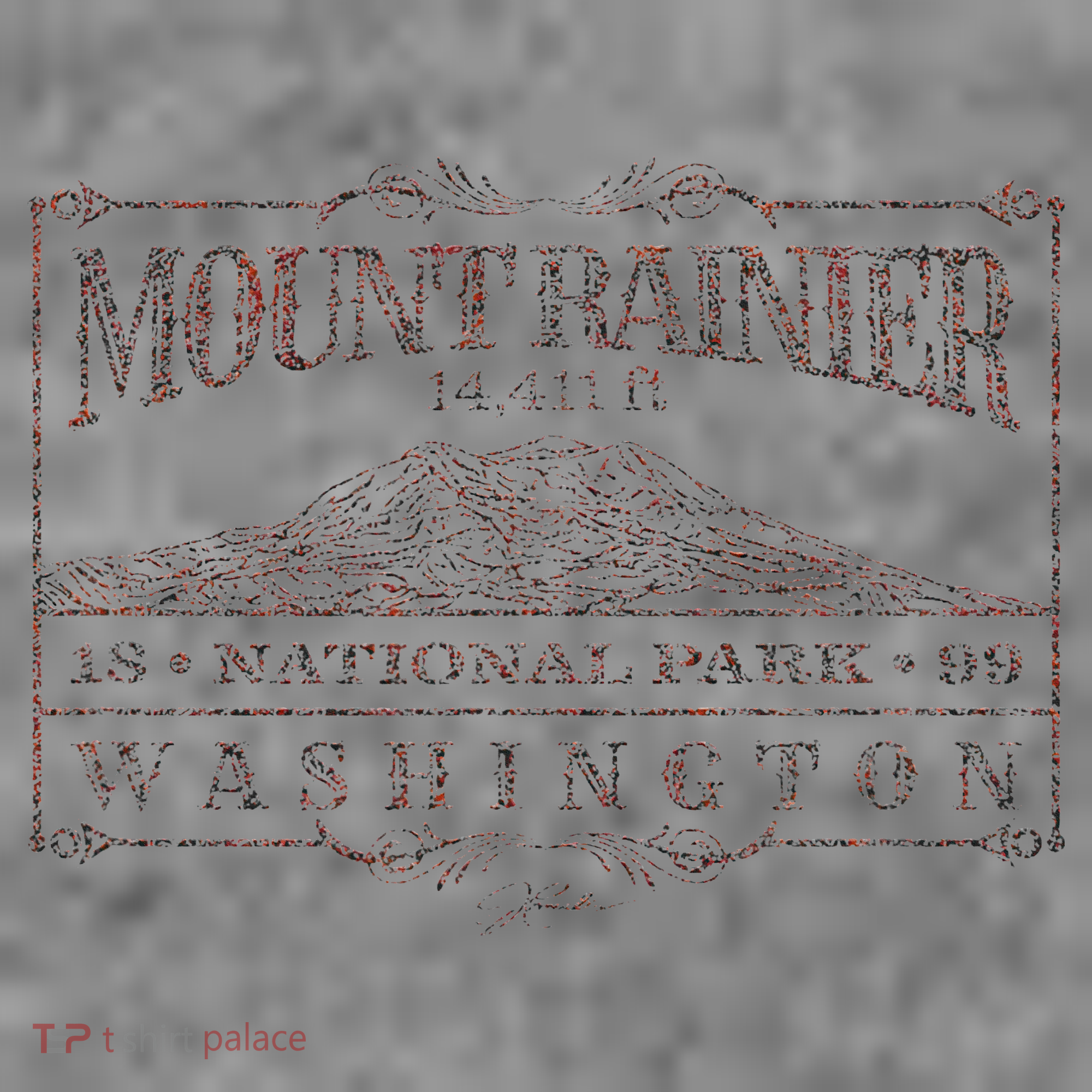 Mount Rainier National Park Toddler Hoodie
