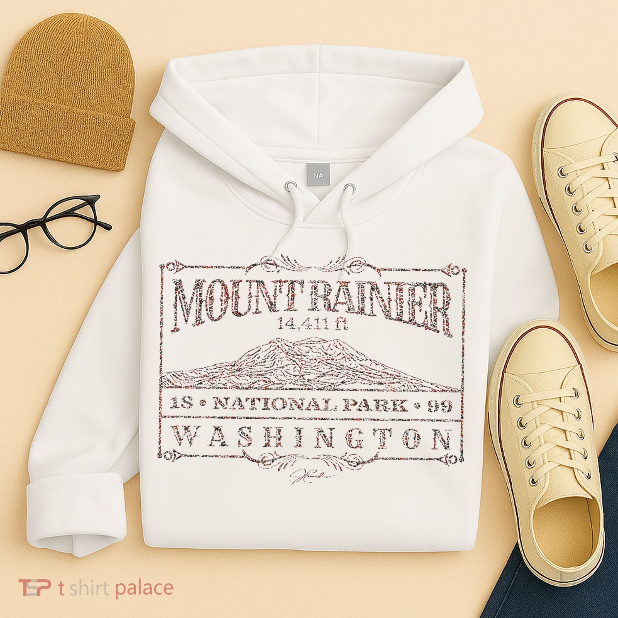 Mount Rainier National Park Hoodie