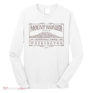 Mount Rainier National Park Long Sleeve Shirt