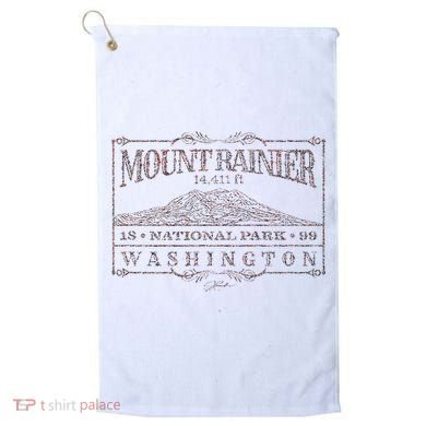 Mount Rainier National Park Golf Towel