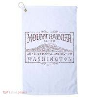 Mount Rainier National Park Golf Towel thumb 0