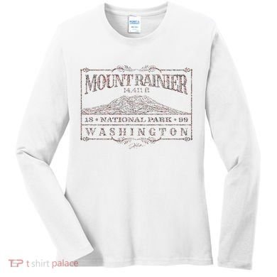 Mount Rainier National Park Women's Long Sleeve Shirt