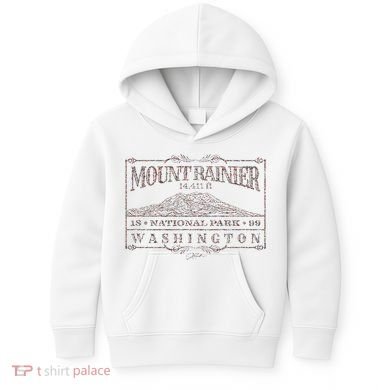 Mount Rainier National Park Kids Hoodie