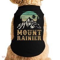 Mount Rainier National Park Merchandise Hiking Mt Rainier Doggie Tank thumb 0