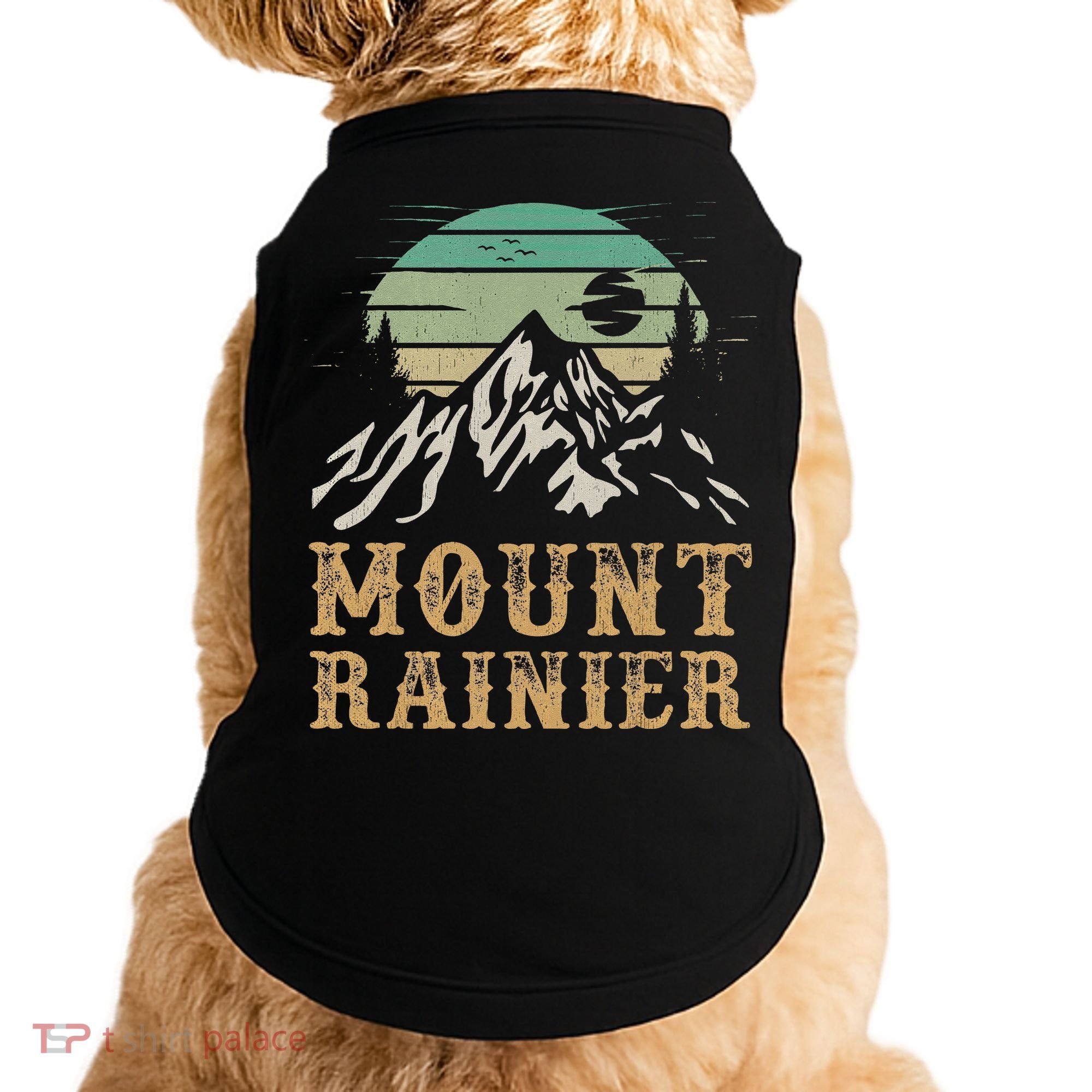 Mount Rainier National Park Merchandise Hiking Mt Rainier Doggie Tank