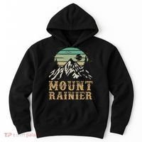 Mount Rainier National Park Merchandise Hiking Mt Rainier Hoodie thumb 0