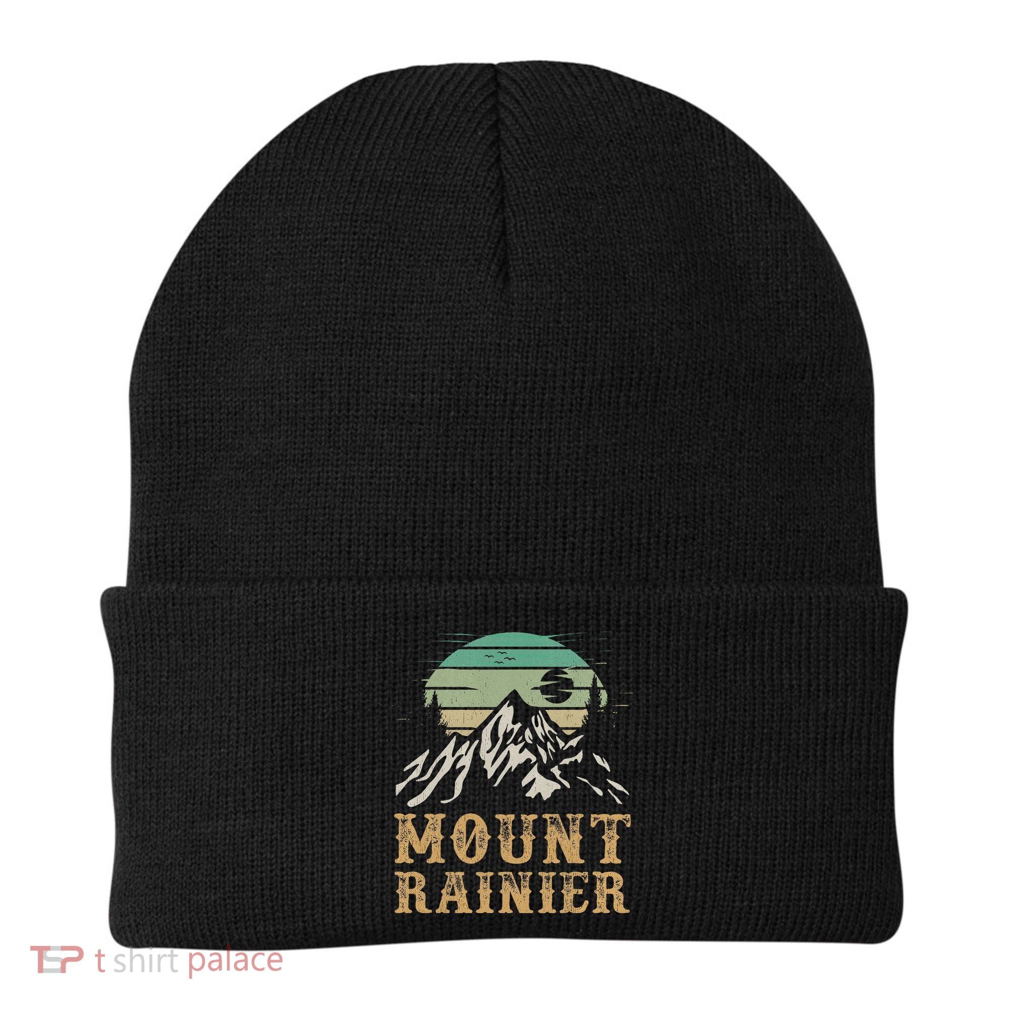 Mount Rainier National Park Merchandise Hiking Mt Rainier Beanie