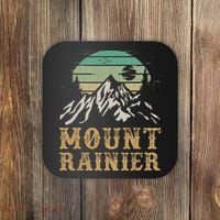Mount Rainier National Park Merchandise Hiking Mt Rainier Coaster thumb 0