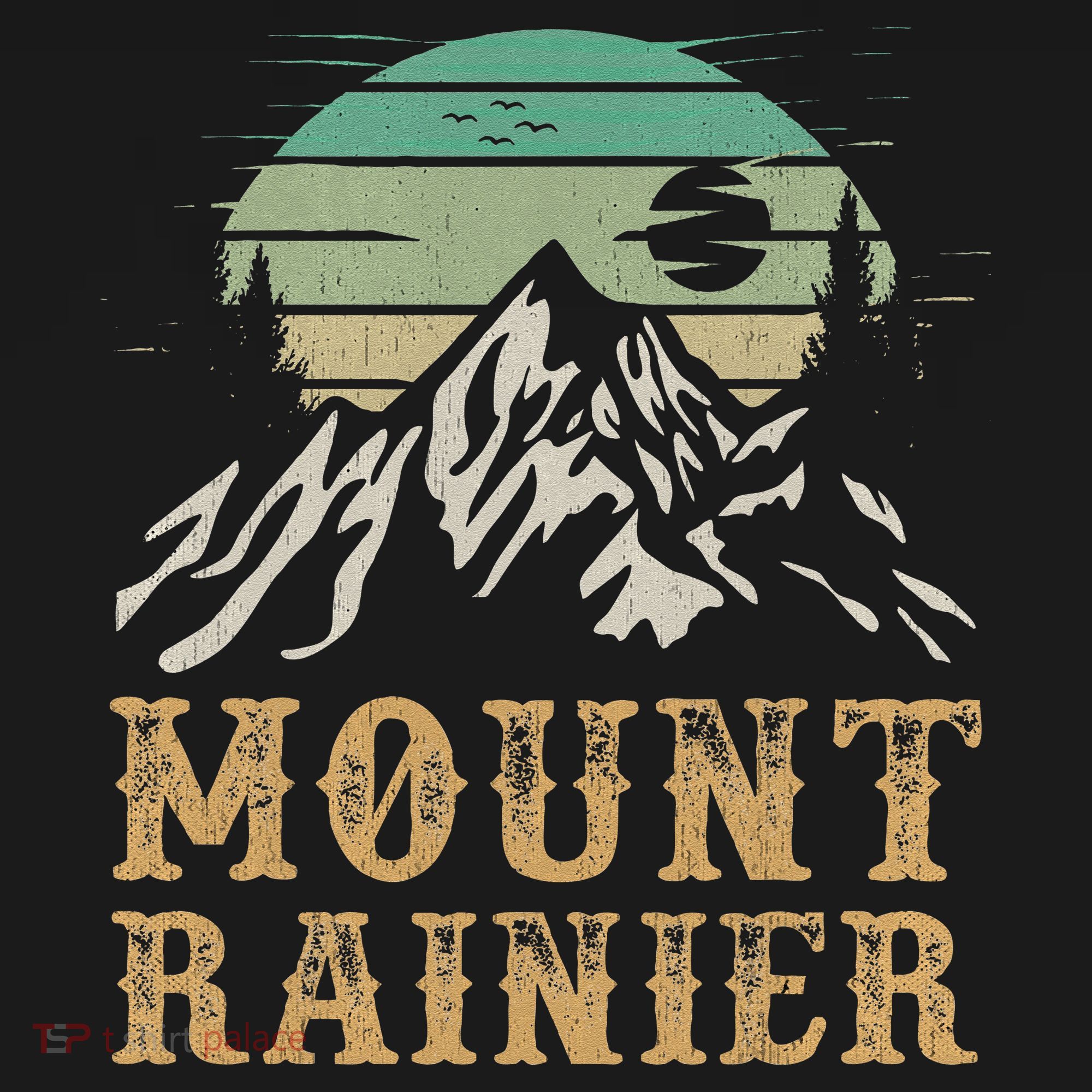 Mount Rainier National Park Merchandise Hiking Mt Rainier Women's Hoodie