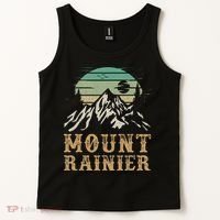 Mount Rainier National Park Merchandise Hiking Mt Rainier Tank Top thumb 2
