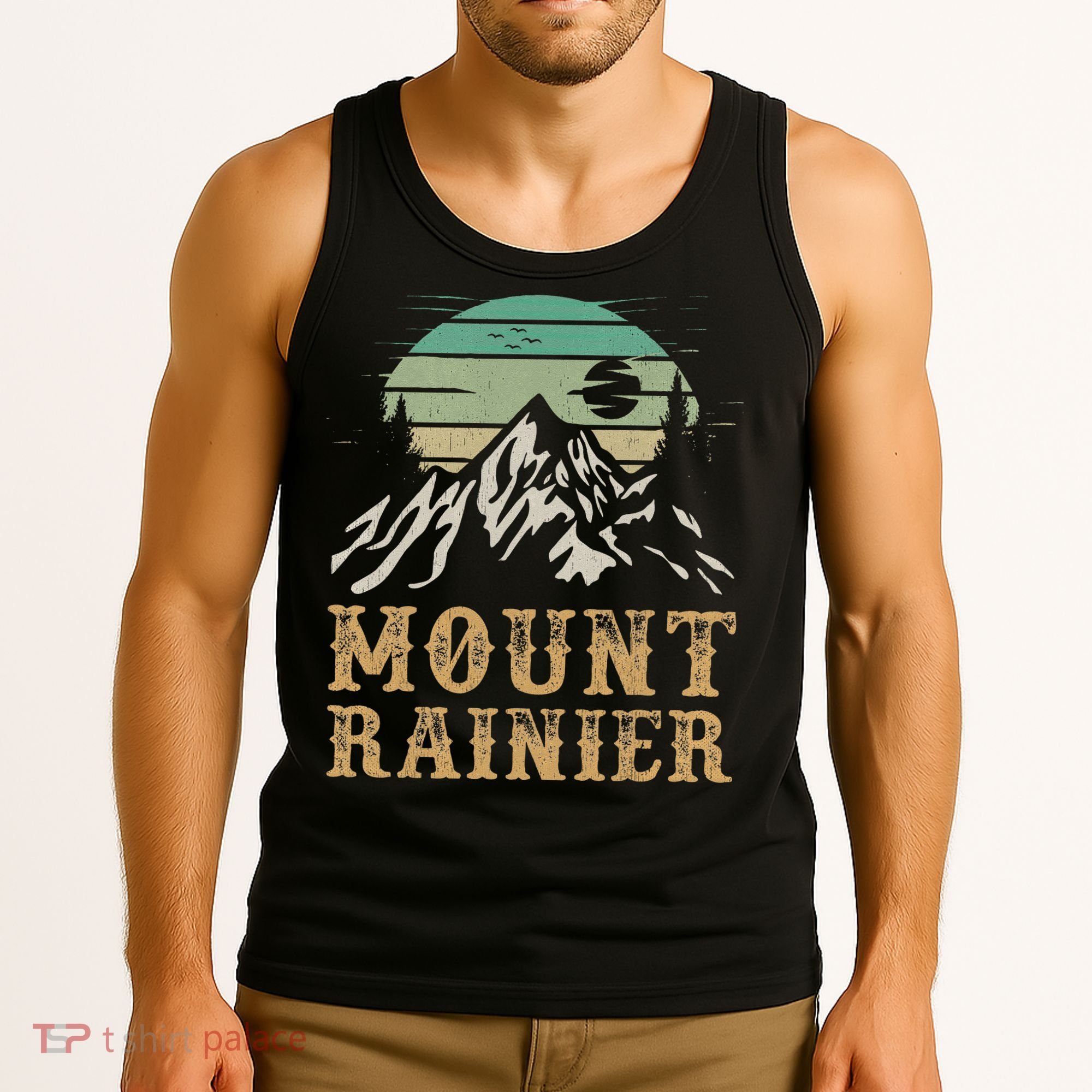 Mount Rainier National Park Merchandise Hiking Mt Rainier Tank Top