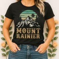 Mount Rainier National Park Merchandise Hiking Mt Rainier Women's T-Shirt thumb 2