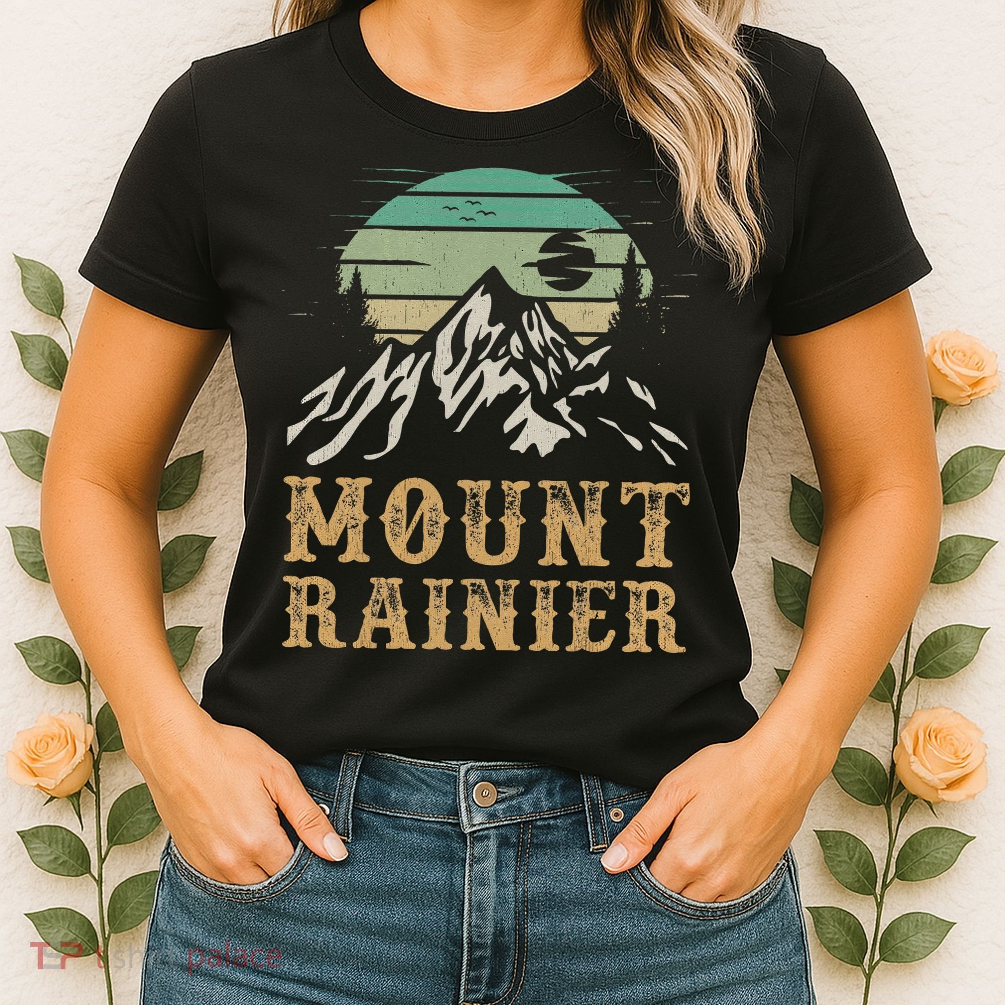 Mount Rainier National Park Merchandise Hiking Mt Rainier Women's T-Shirt
