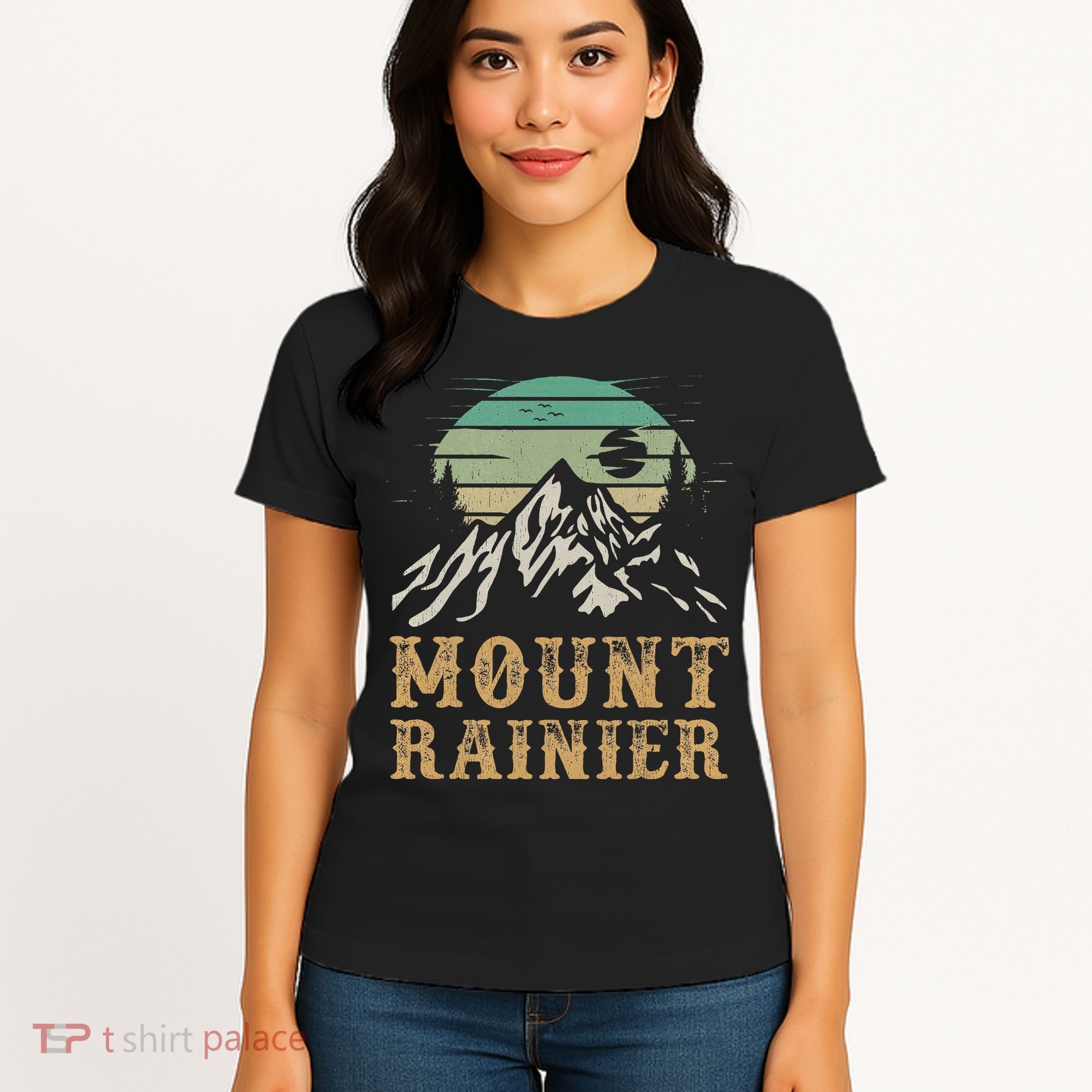 Mount Rainier National Park Merchandise Hiking Mt Rainier Women's T-Shirt
