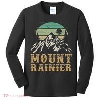 Mount Rainier National Park Merchandise Hiking Mt Rainier Kids Long Sleeve Shirt thumb 0