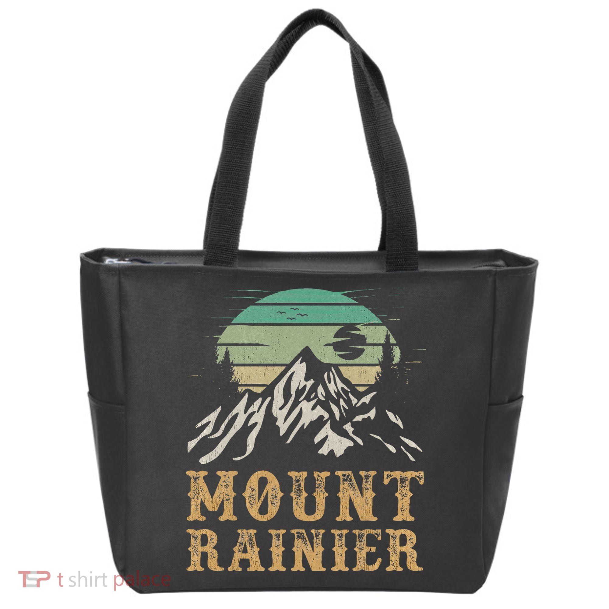 Mount Rainier National Park Merchandise Hiking Mt Rainier Tote Bag
