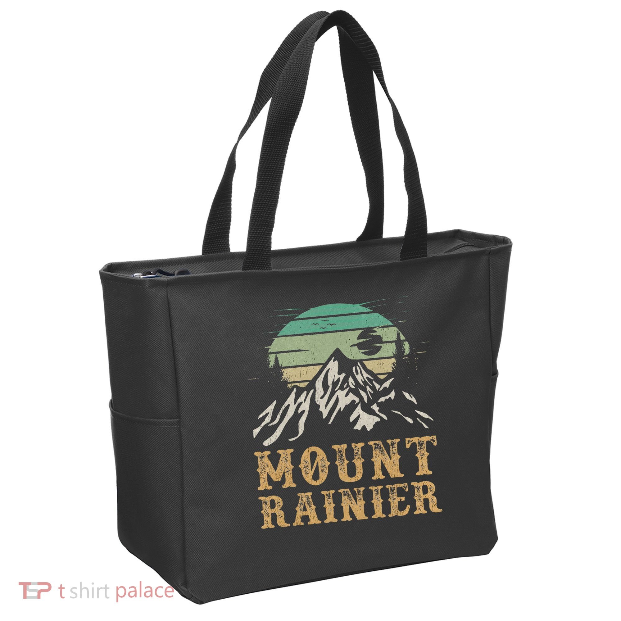 Mount Rainier National Park Merchandise Hiking Mt Rainier Tote Bag