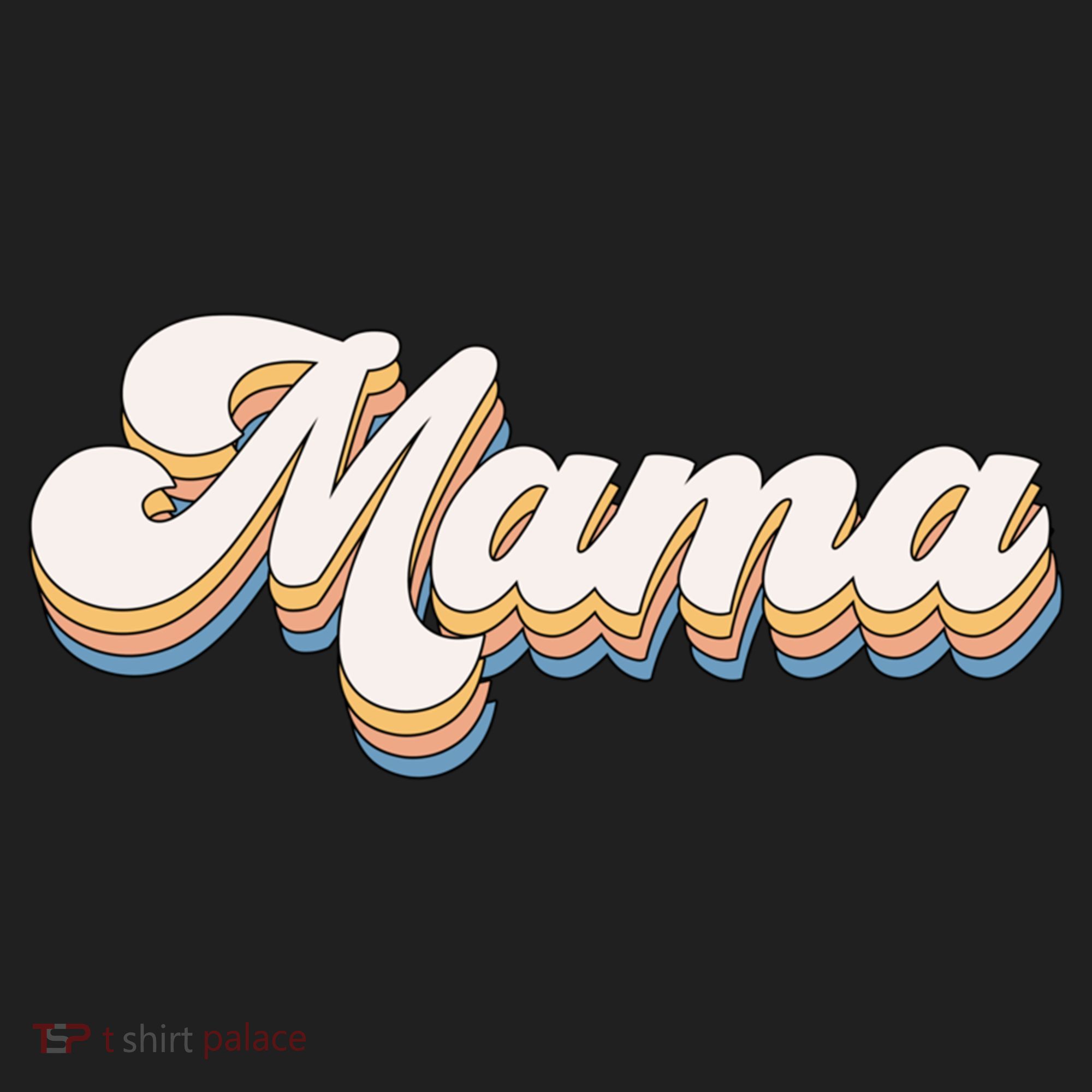 Mama Retro New Mom Funny Gift Beanie