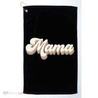 Mama Retro New Mom Funny Gift Golf Towel thumb 0