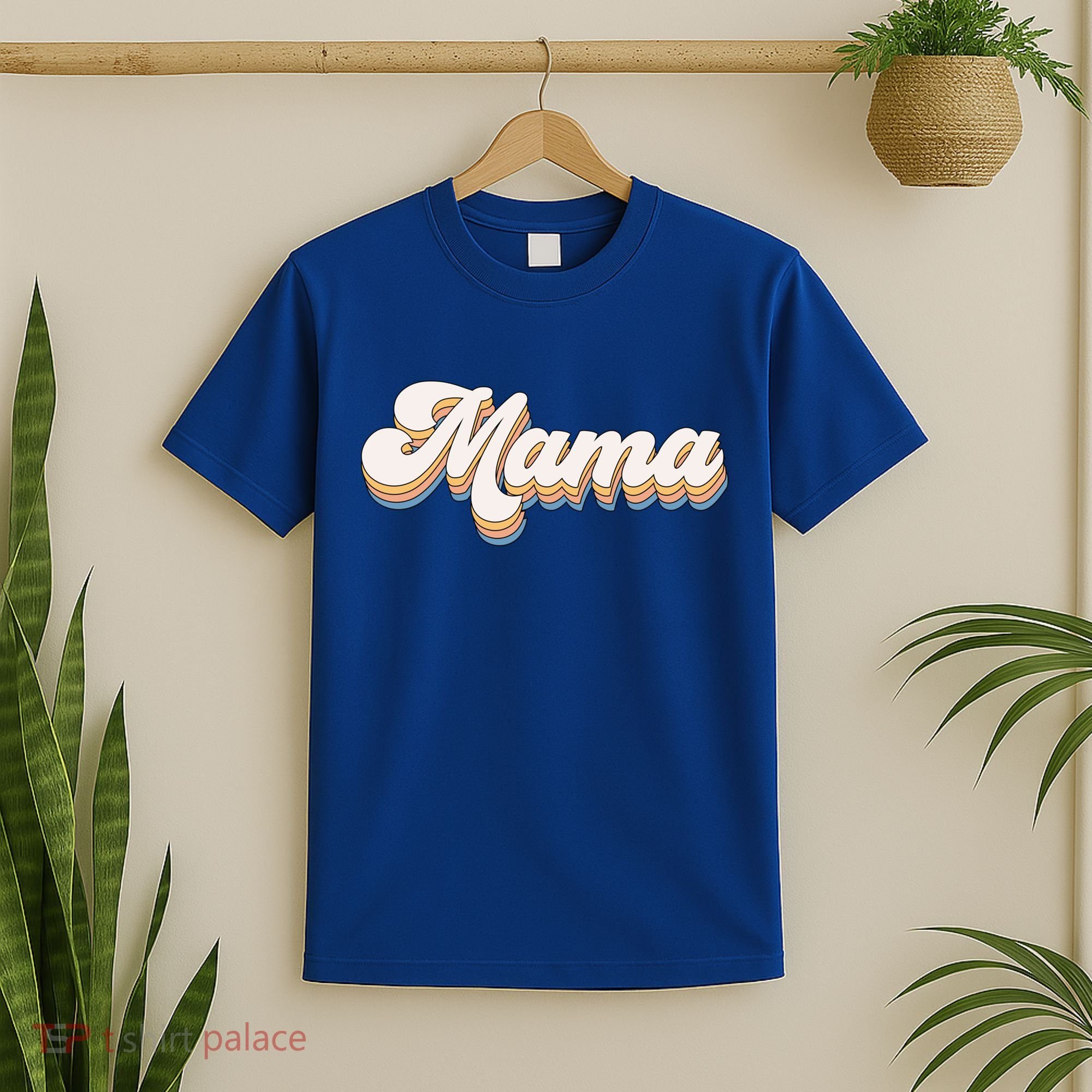 Mama Retro New Mom Funny Gift T-Shirt