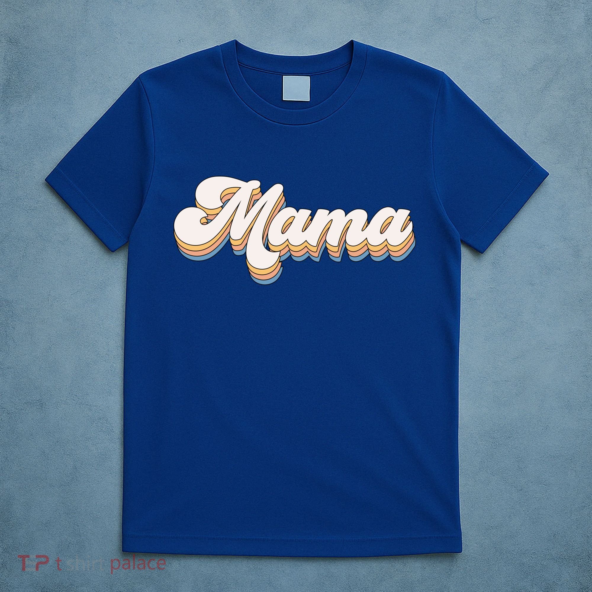 Mama Retro New Mom Funny Gift T-Shirt