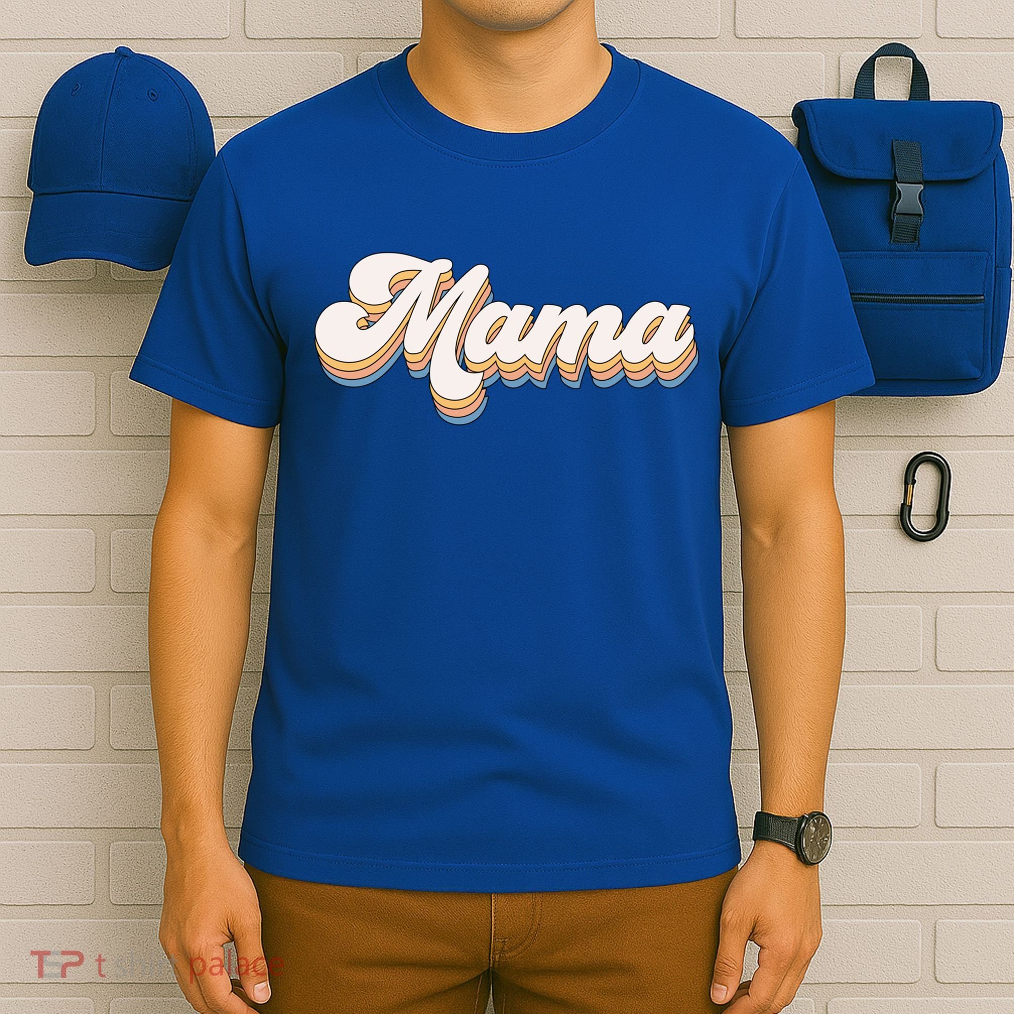 Mama Retro New Mom Funny Gift T-Shirt