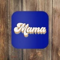 Mama Retro New Mom Funny Gift Coaster thumb 0