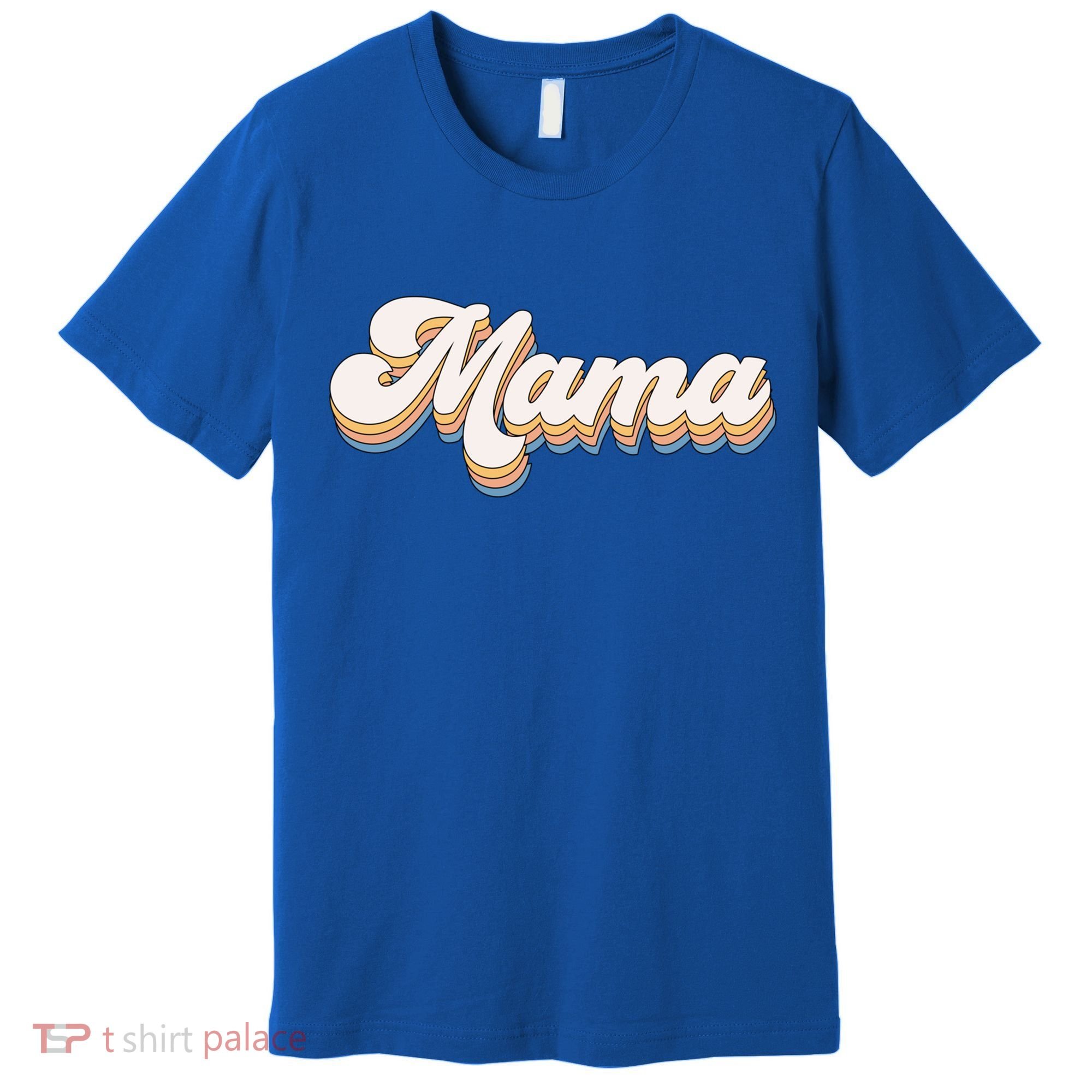 Mama Retro New Mom Funny Gift Premium T-Shirt