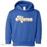 Mama Retro New Mom Funny Gift Toddler Hoodie thumb 0