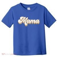 Mama Retro New Mom Funny Gift Toddler T-Shirt thumb 0