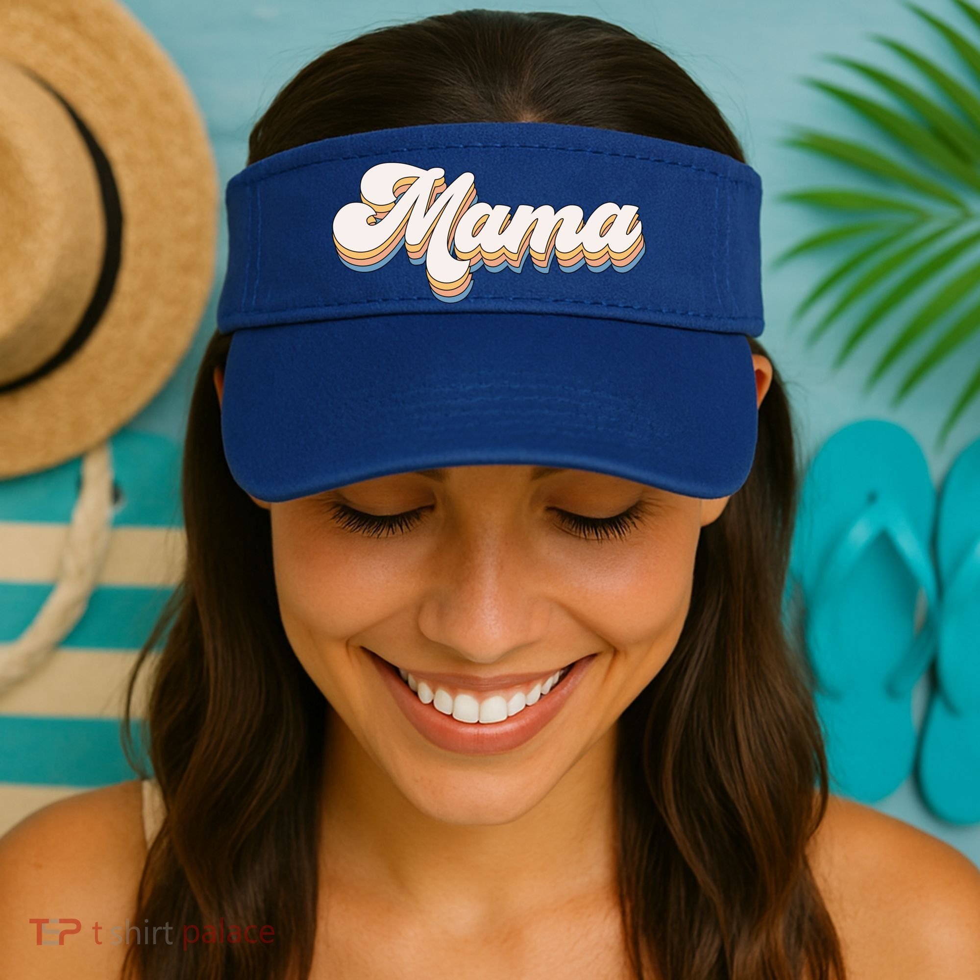Mama Retro New Mom Funny Gift Visor