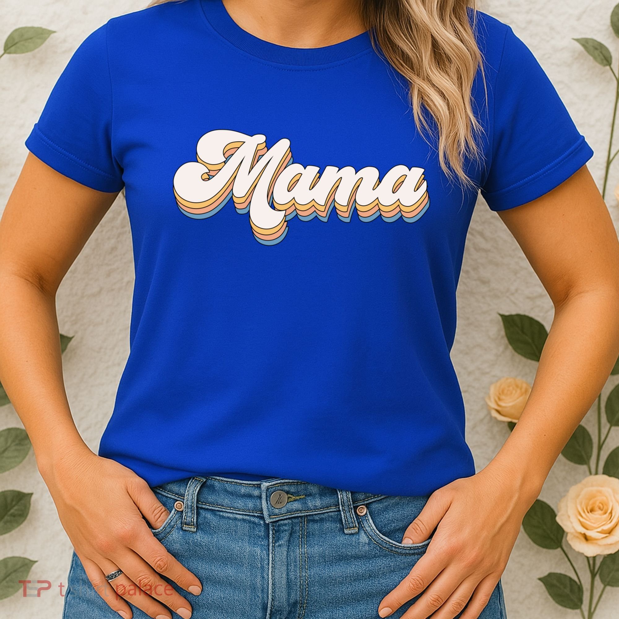 Mama Retro New Mom Funny Gift Women's T-Shirt