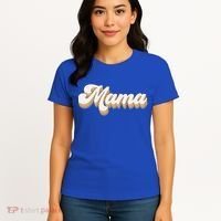 Mama Retro New Mom Funny Gift Women's T-Shirt thumb 4