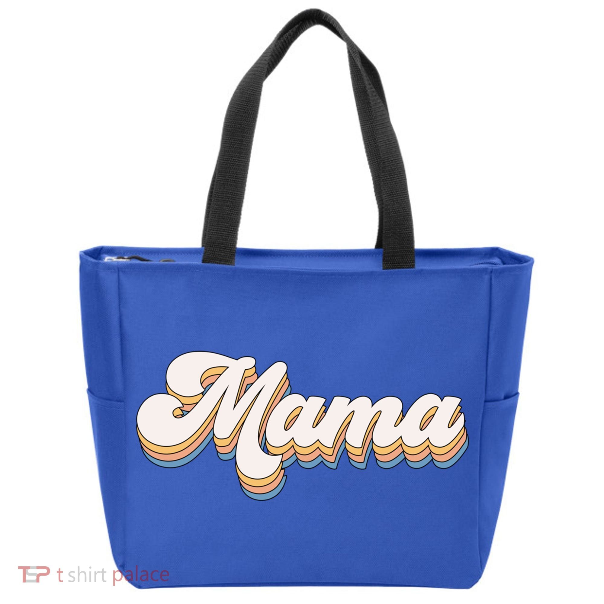 Mama Retro New Mom Funny Gift Tote Bag
