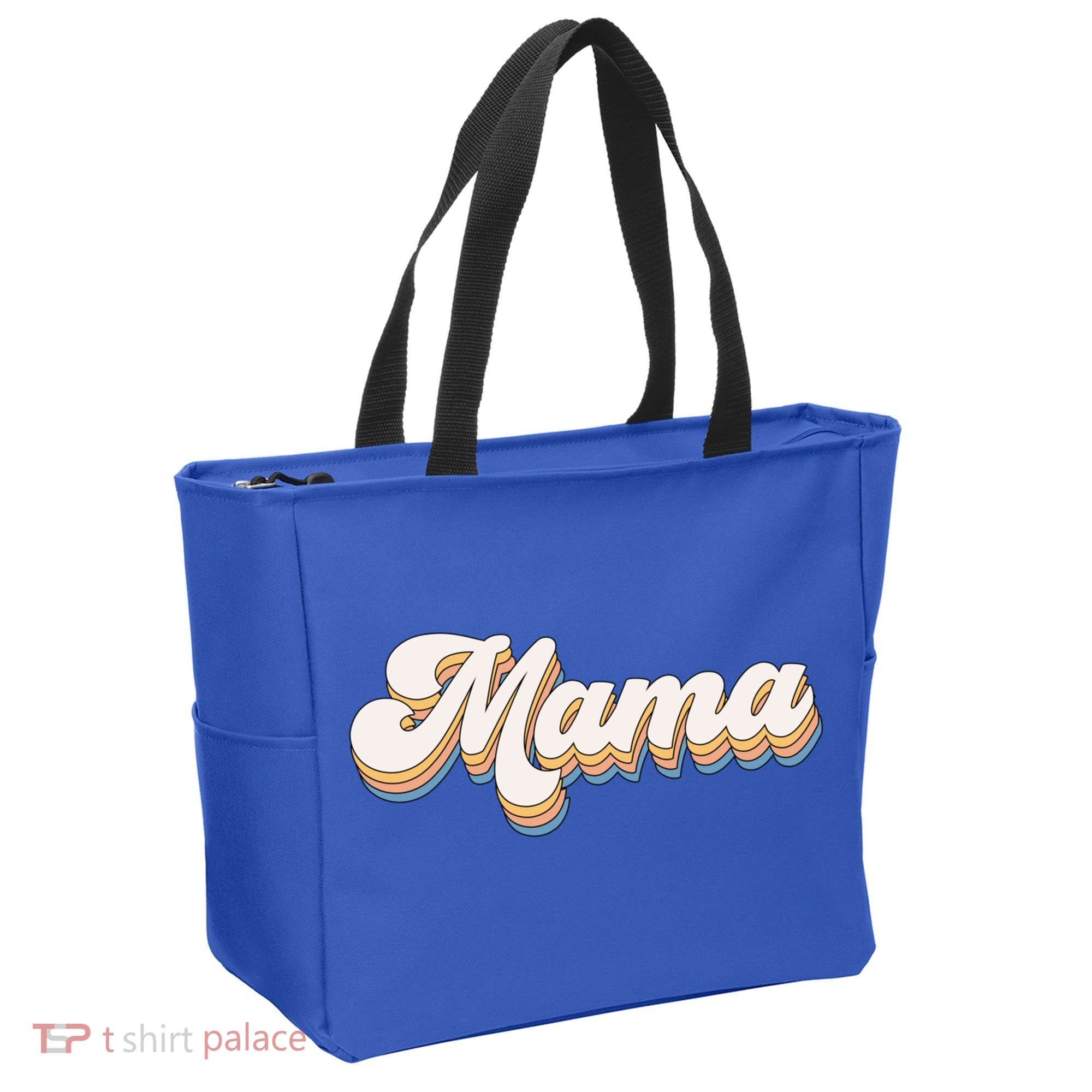 Mama Retro New Mom Funny Gift Tote Bag