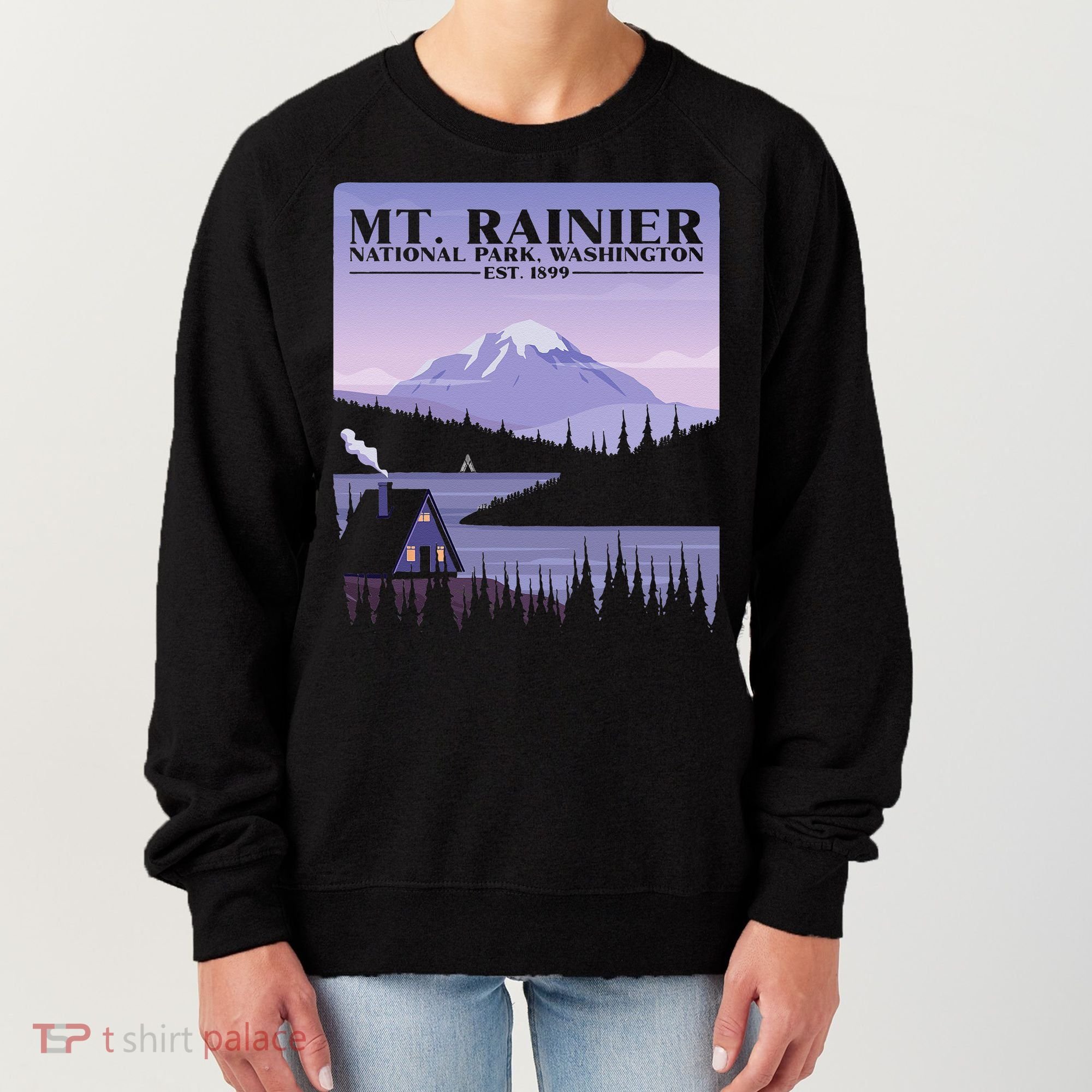 MT. Rainier National Park Hiking Vacation Women's Sweatshirt