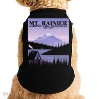 MT. Rainier National Park Hiking Vacation Doggie Tank thumb 0