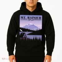 MT. Rainier National Park Hiking Vacation Hoodie thumb 2