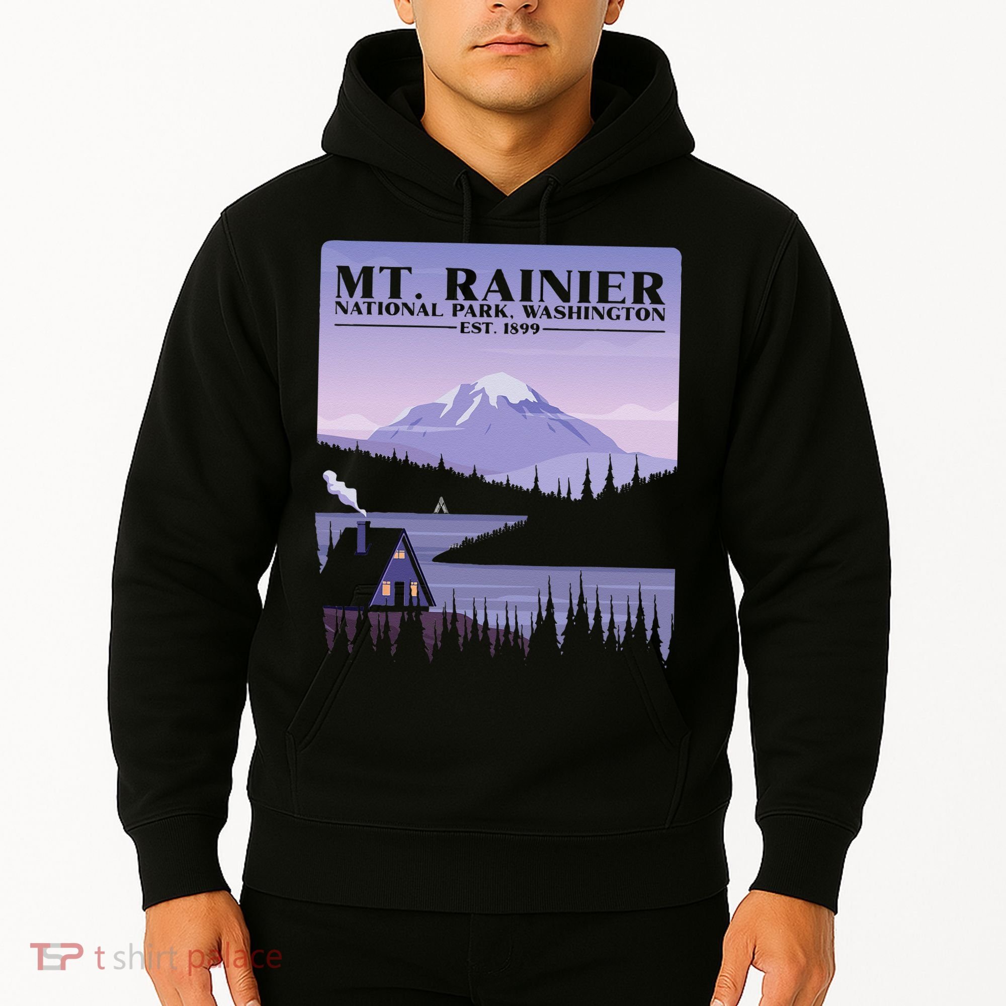 MT. Rainier National Park Hiking Vacation Hoodie