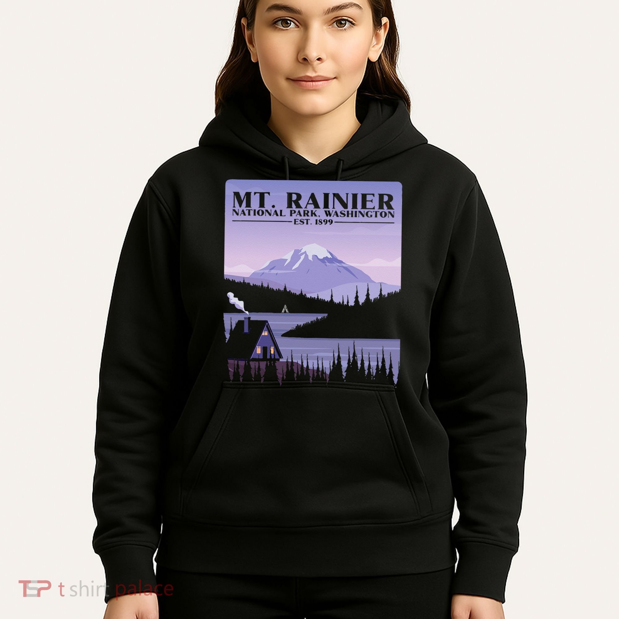 MT. Rainier National Park Hiking Vacation Hoodie