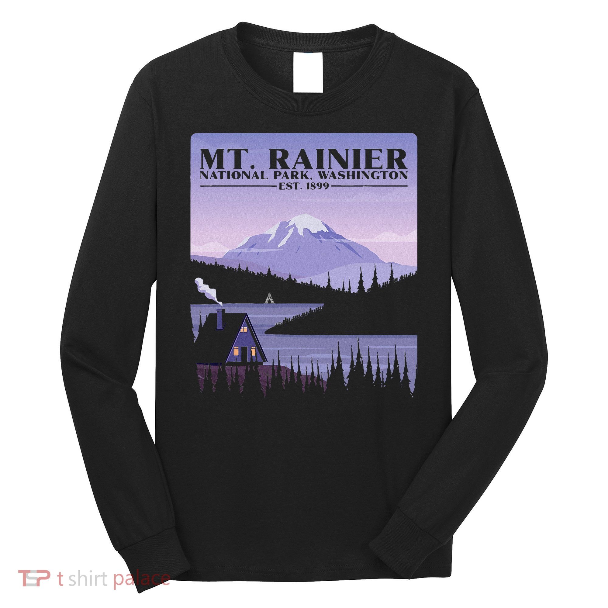 MT. Rainier National Park Hiking Vacation Long Sleeve Shirt