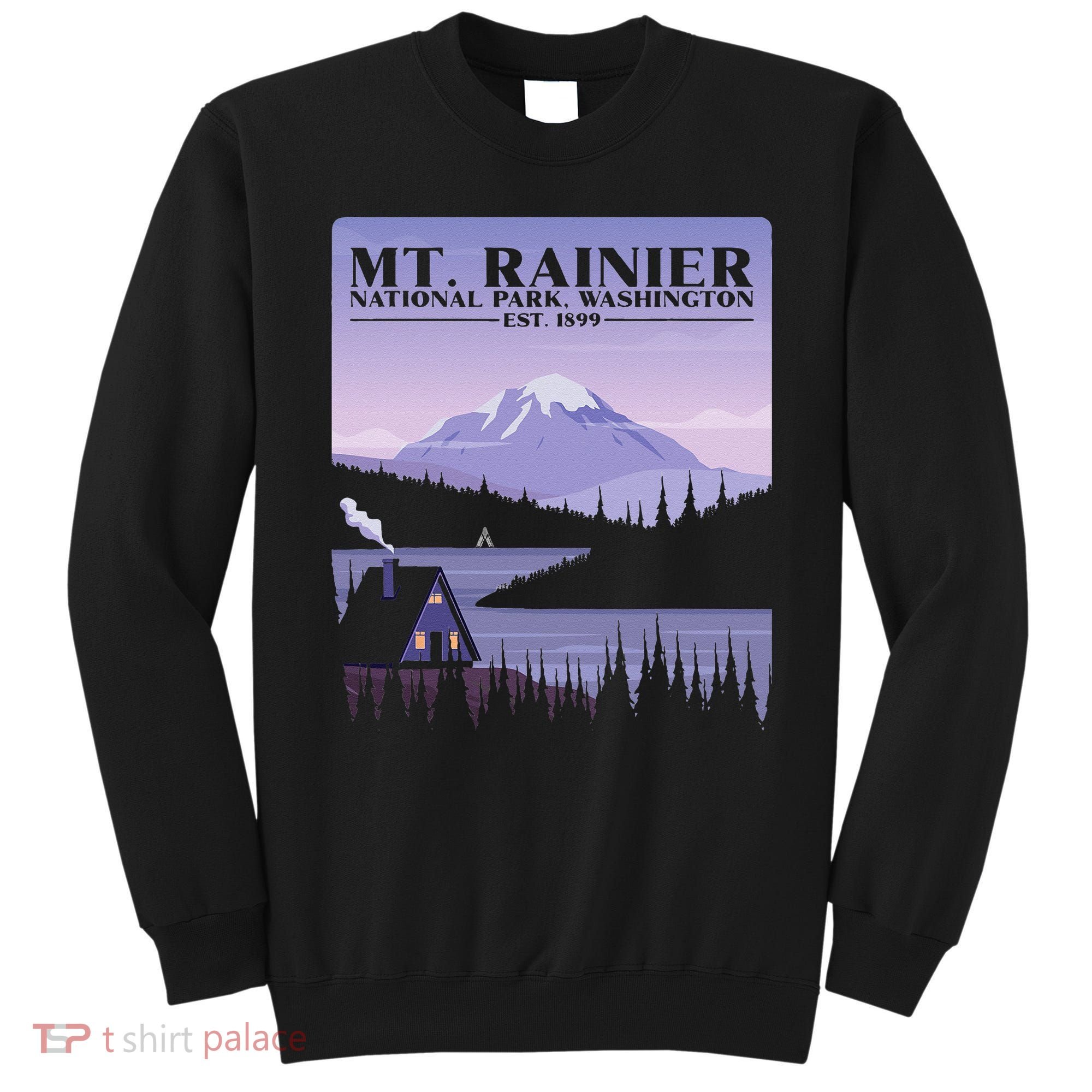 MT. Rainier National Park Hiking Vacation Sweatshirt
