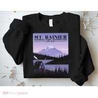 MT. Rainier National Park Hiking Vacation Sweatshirt thumb 2
