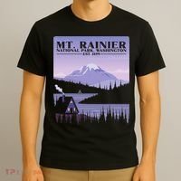 MT. Rainier National Park Hiking Vacation T-Shirt thumb 3