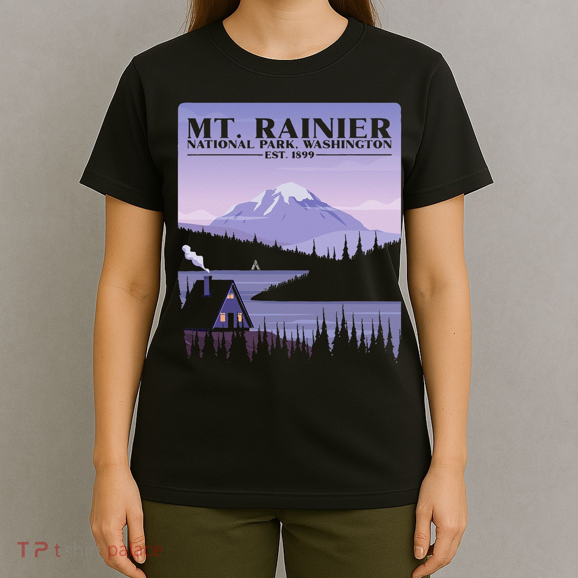 MT. Rainier National Park Hiking Vacation T-Shirt